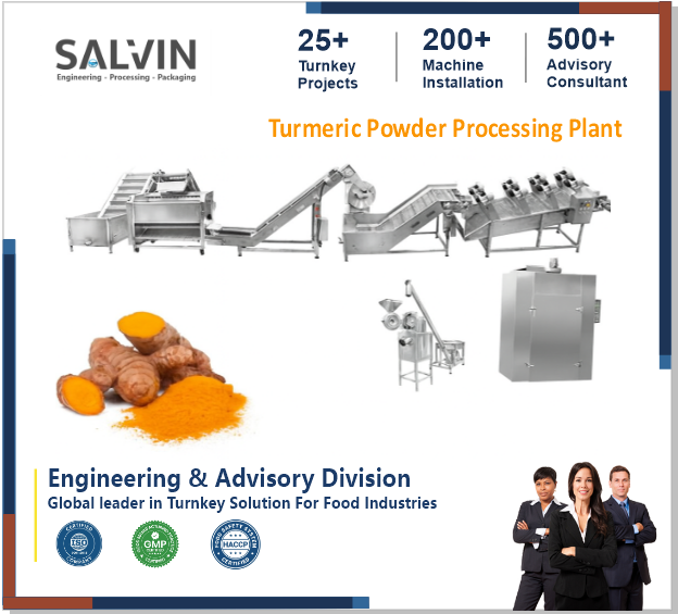 Turmeric Powder Processing Plant