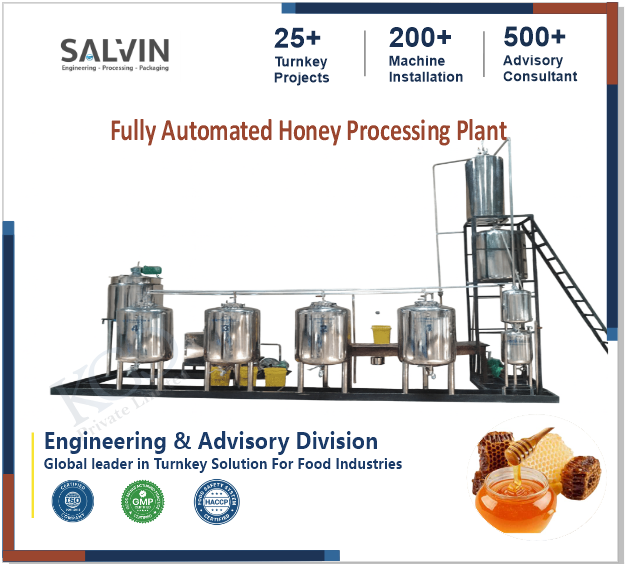 Fully Automatic Honey Processing Plant